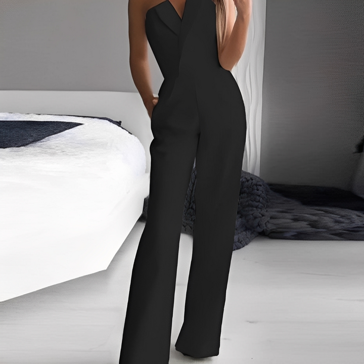 Combinaison Bustier Jambe Large Femme