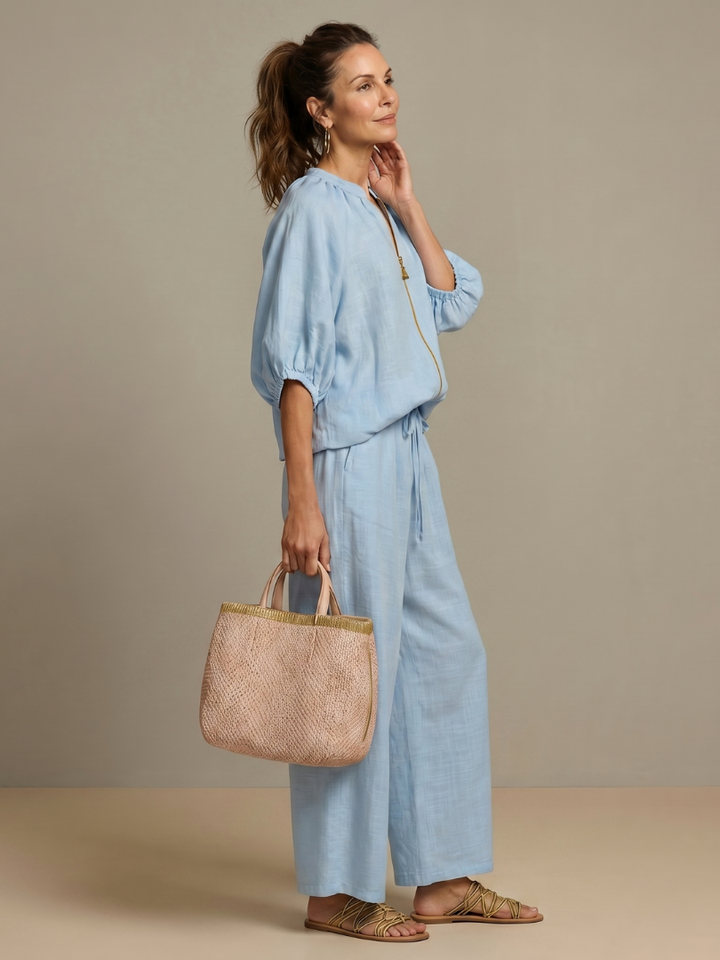Ensemble Pantalon et Haut Zippé Femme