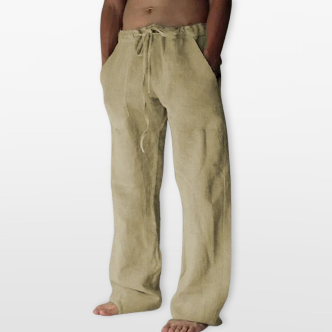 Pantalon Large Décontracté Cordon Homme