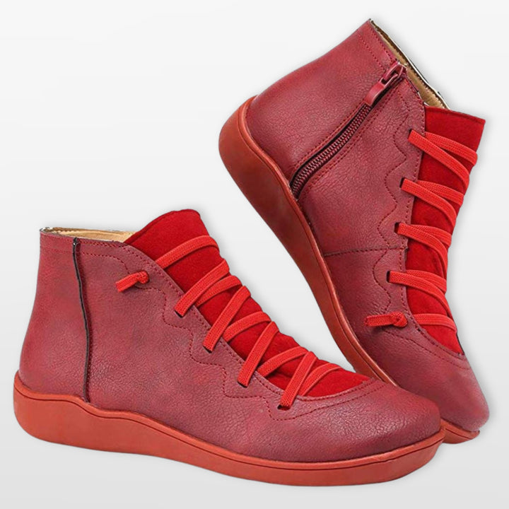 Bottines Orthopédiques Confort Zippées Femme