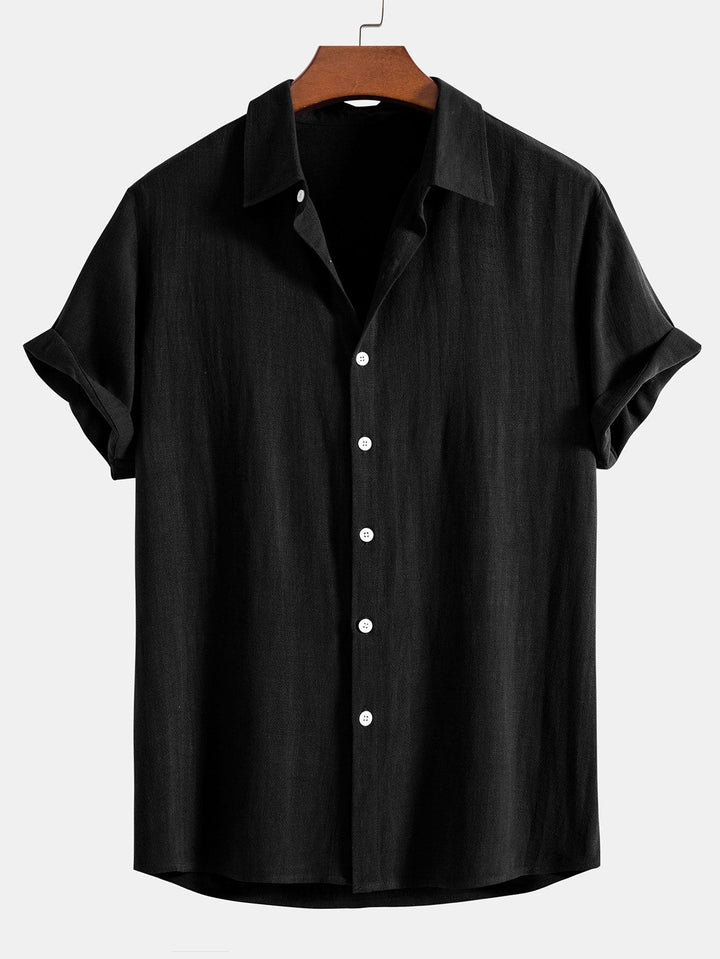 Chemise Décontractée Manches Courtes Homme