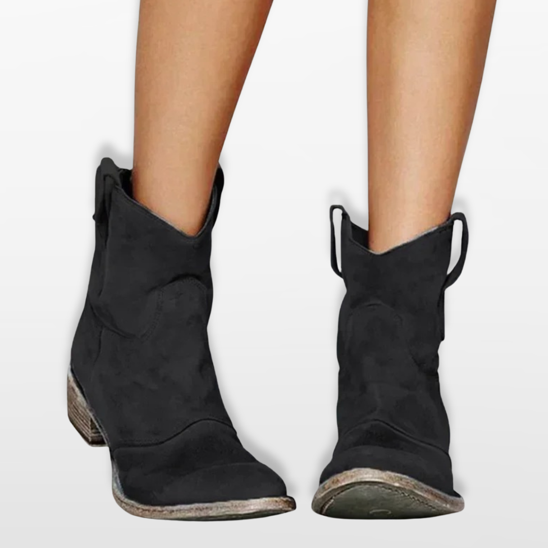 Bottines Cowboy Pointues Femme