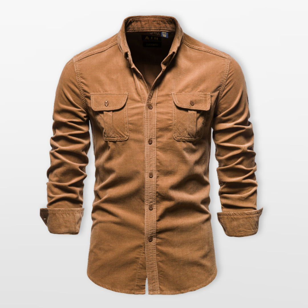 Chemise Ajustée Boutonnée Casual Homme