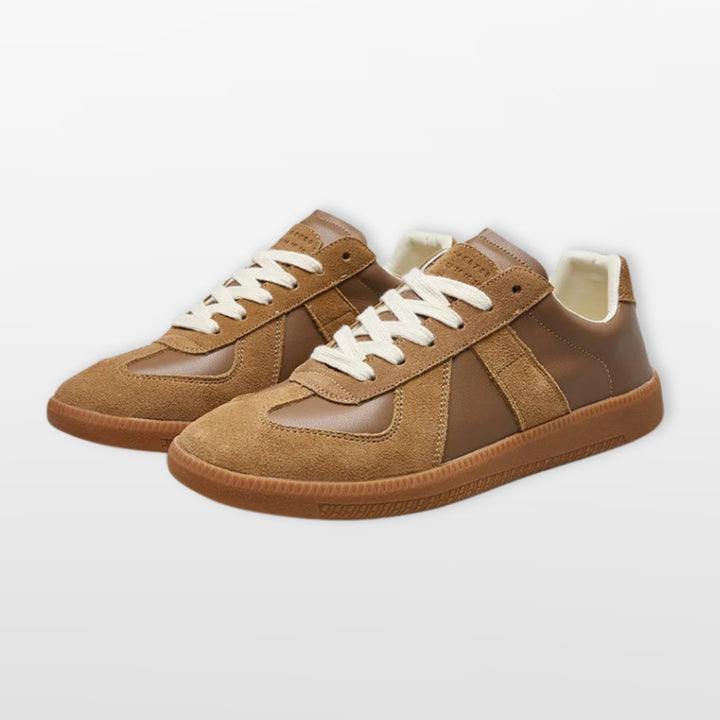 Baskets À Lacets Style Urbain Semelle Caoutchouc Homme
