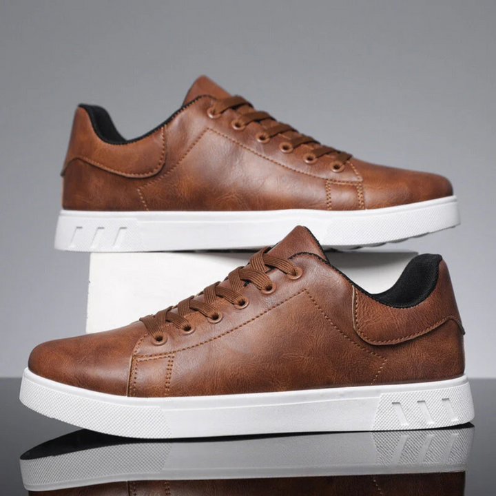 Baskets En Cuir Classiques Homme