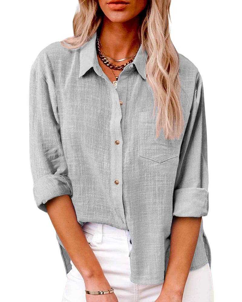 Chemise Ample Boutonnée Femme