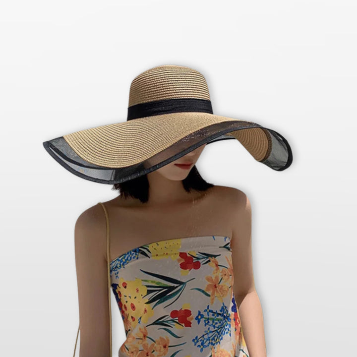 Chapeau Large Bord Élégant Femme