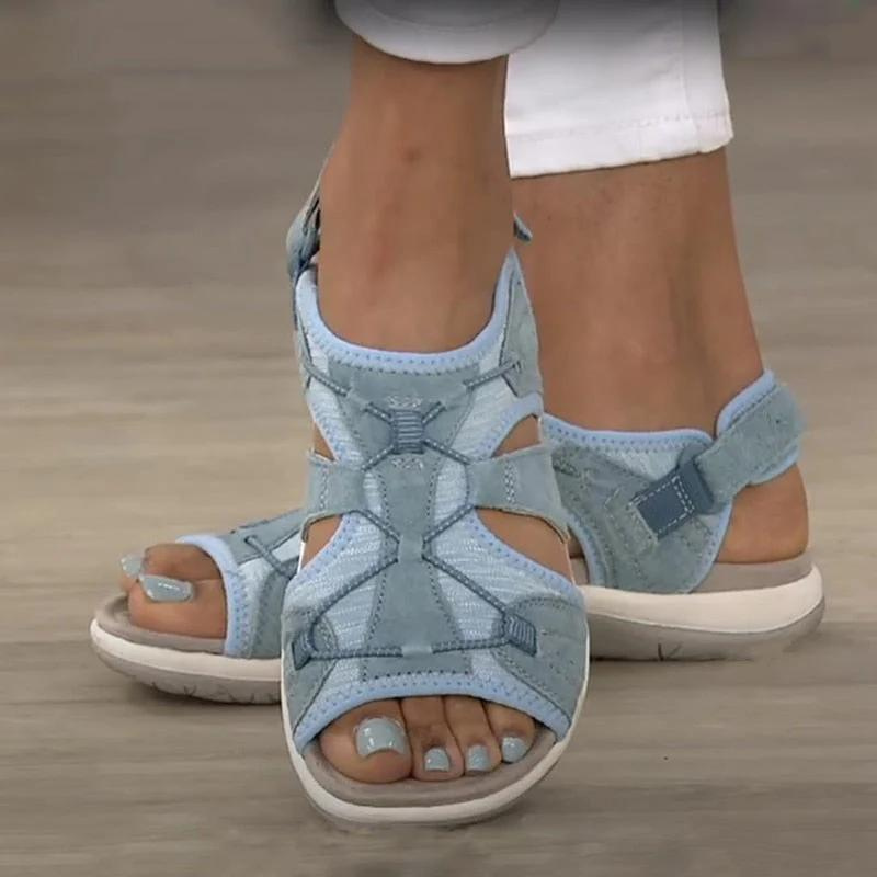 Sandales Confort Ajustables Femme