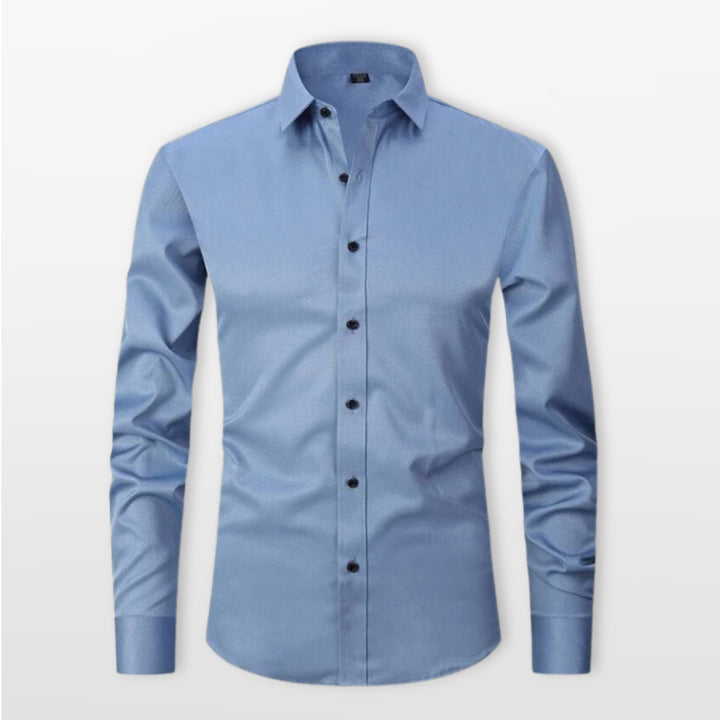 Chemise Ajustée Boutonnée Élégante Homme