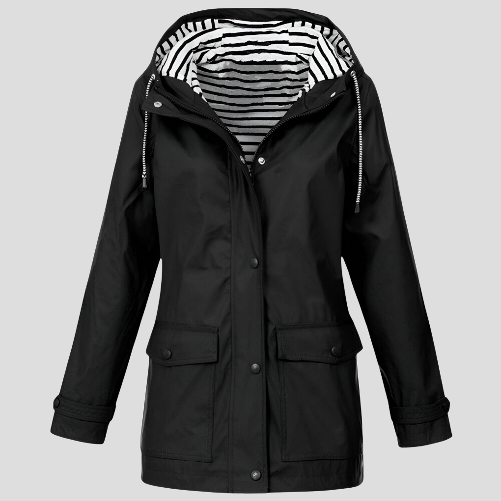 Veste de Pluie à Capuche Femme