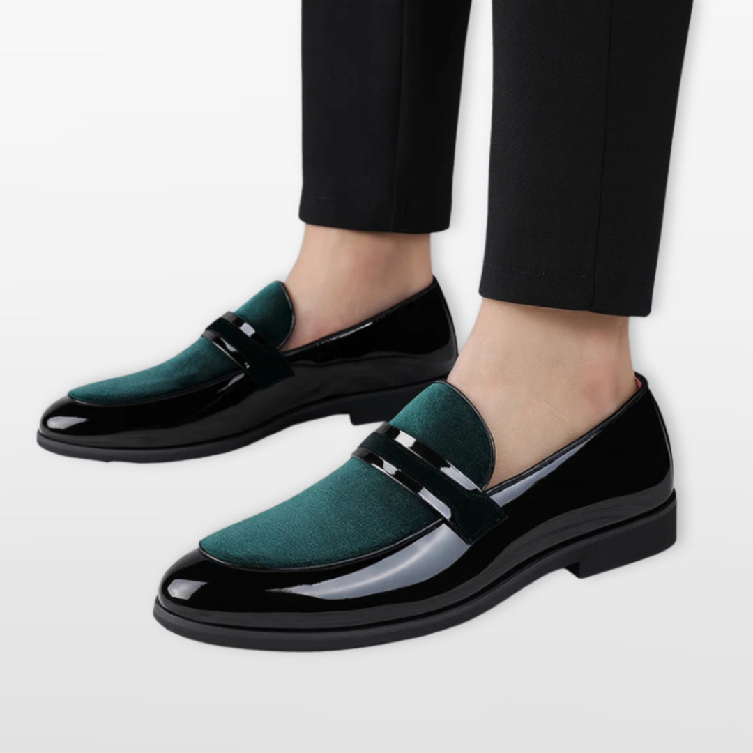 Mocassins Vernis Élégants Homme