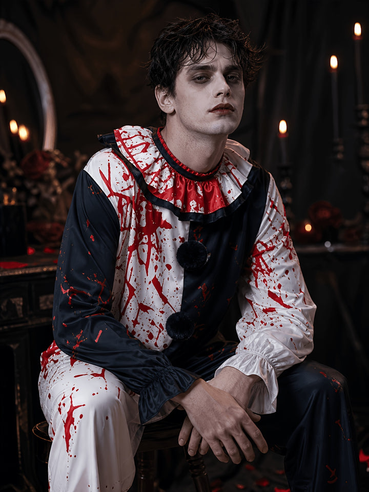 Costume De Clown Sanglant Halloween Homme