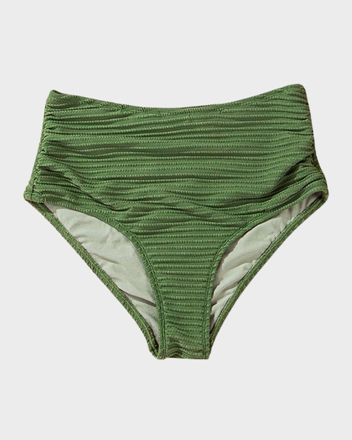 Bikini Côtelé Taille Haute Femme