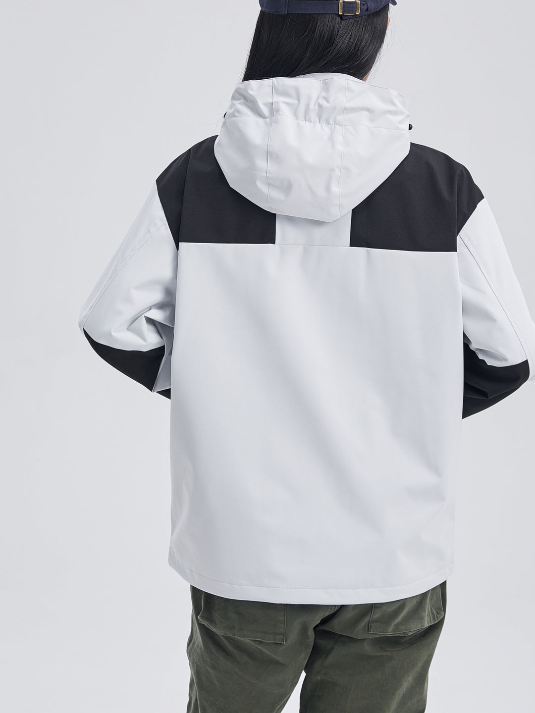 Veste à Capuche et Effet Superposé Homme