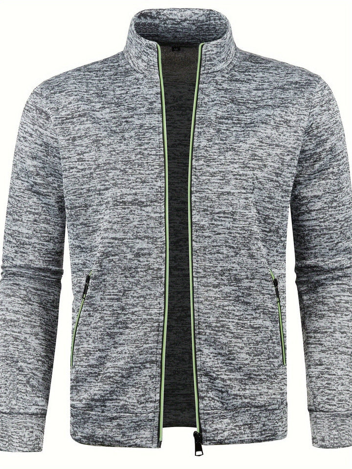 Veste Zippée à Col Montant Homme