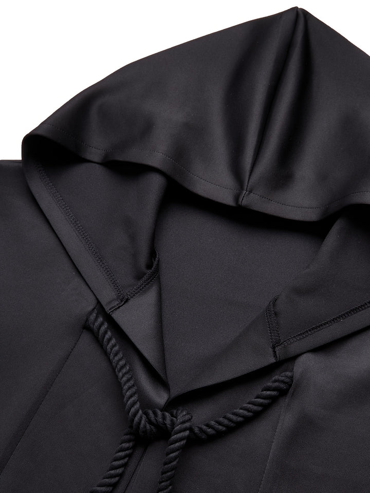 Gilet Long à Capuche Halloween Streetwear Homme