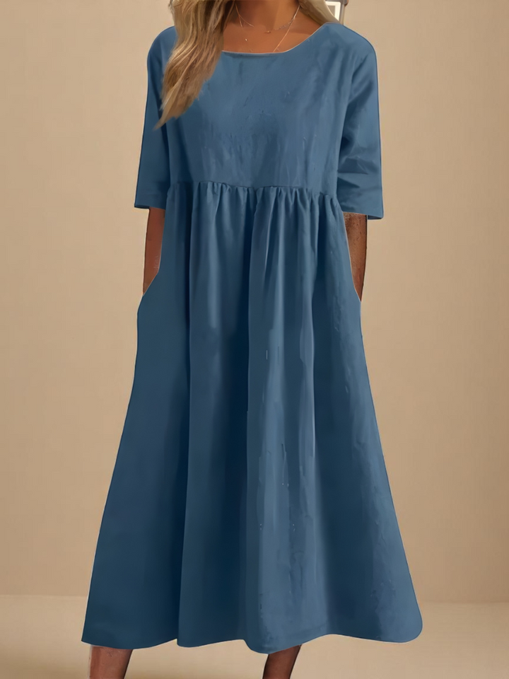 Robe Ample À Poches Femme