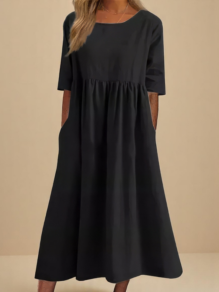 Robe Ample À Poches Femme