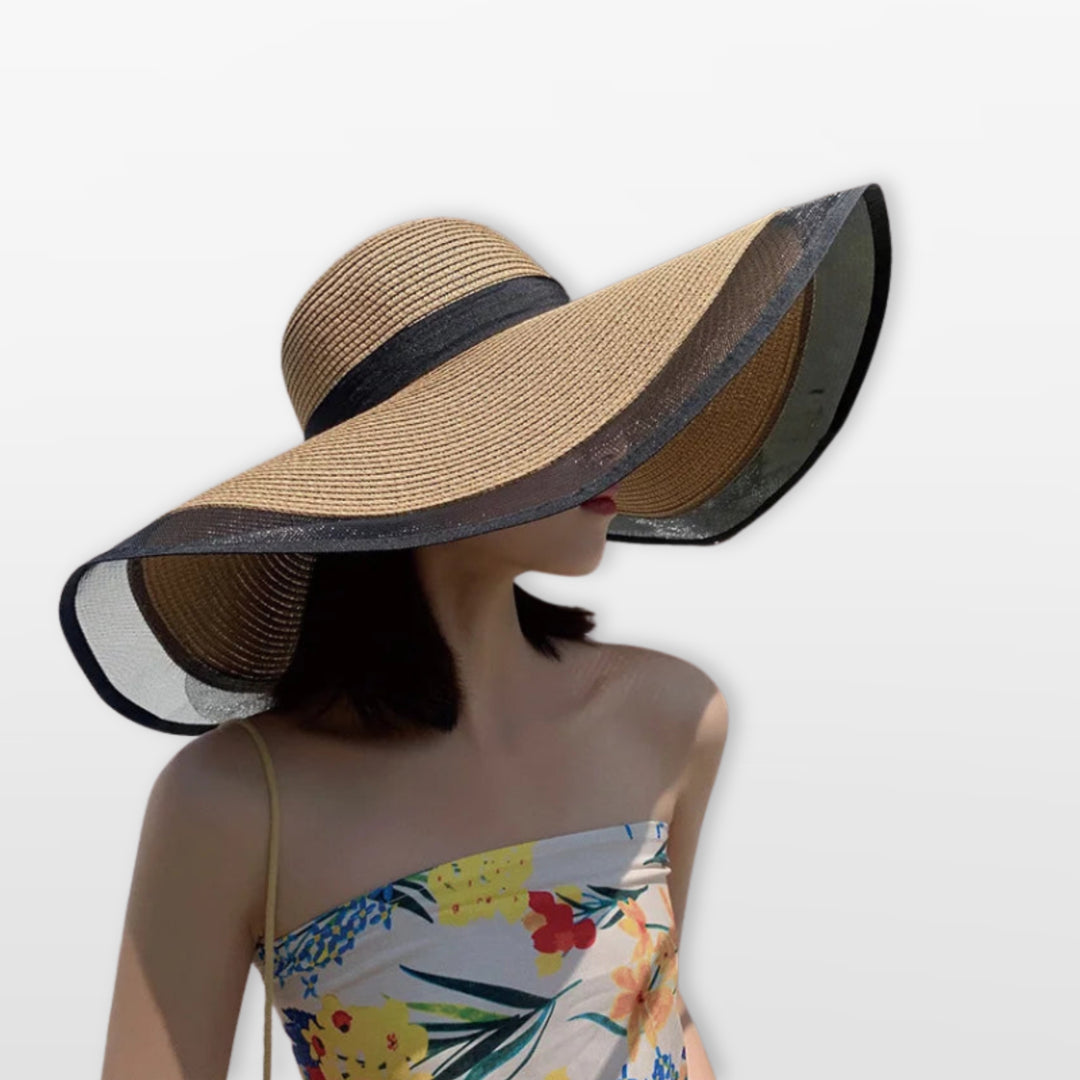 Chapeau Large Bord Élégant Femme