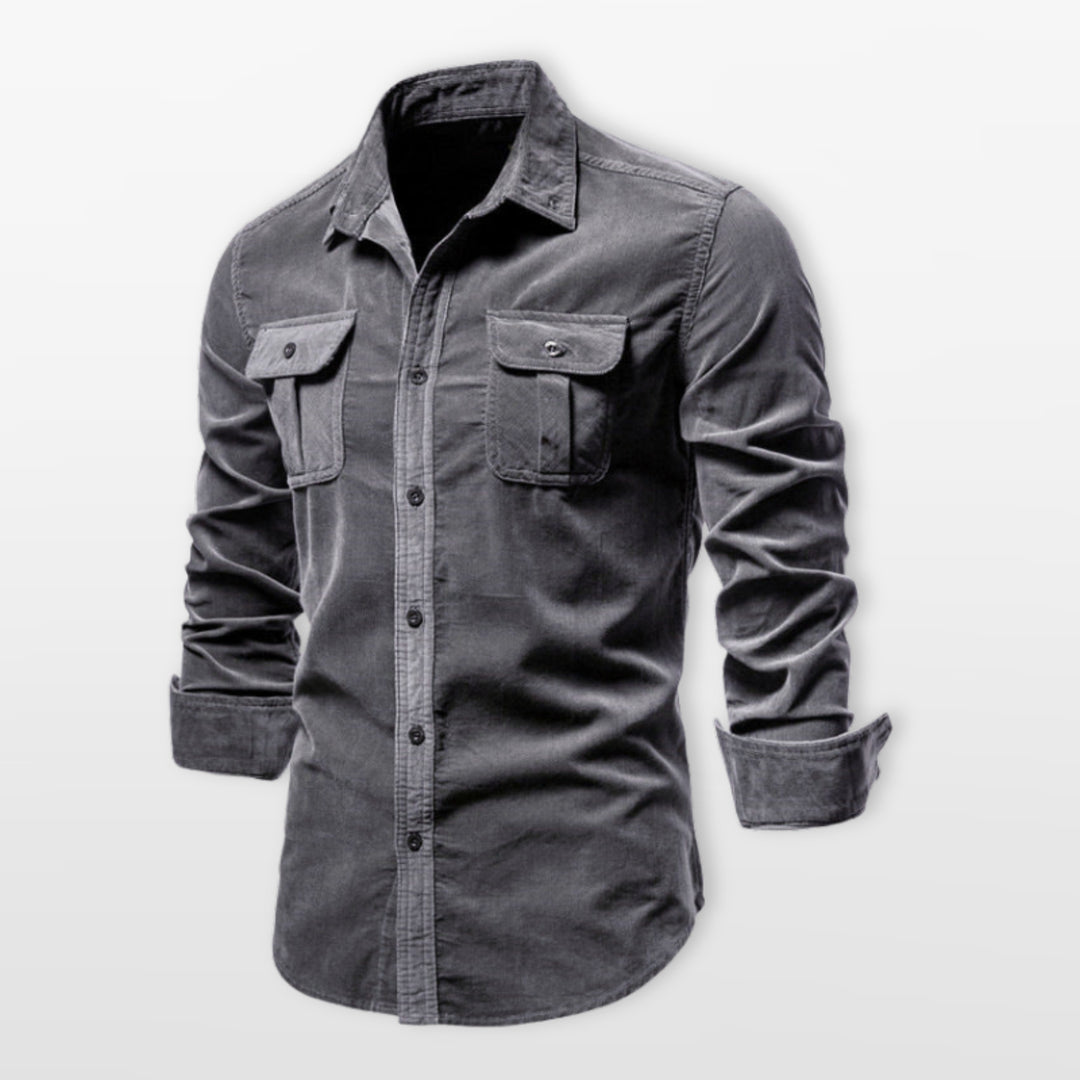 Chemise Ajustée Boutonnée Casual Homme