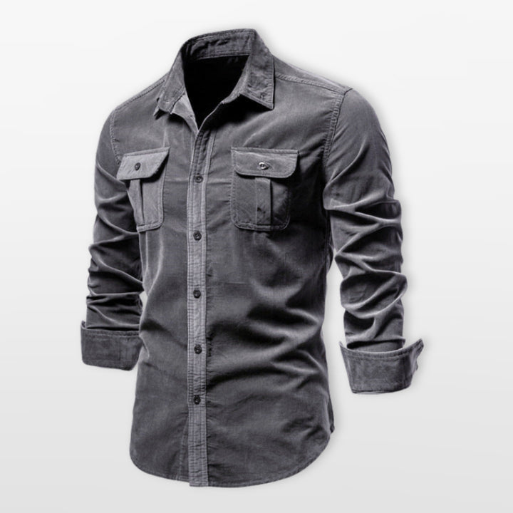 Chemise Ajustée Boutonnée Casual Homme