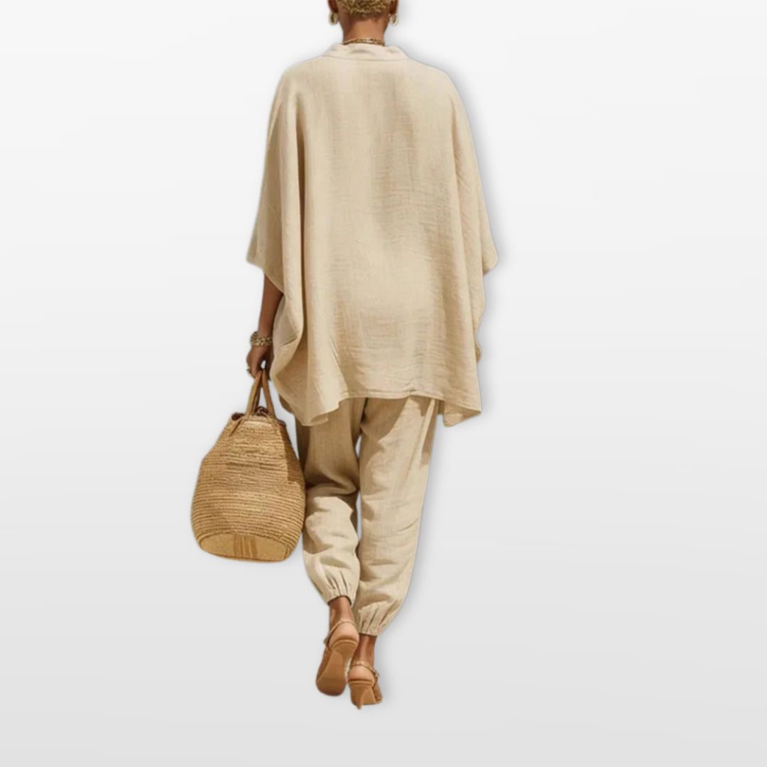Ensemble Ample Tunique Fluide Femme