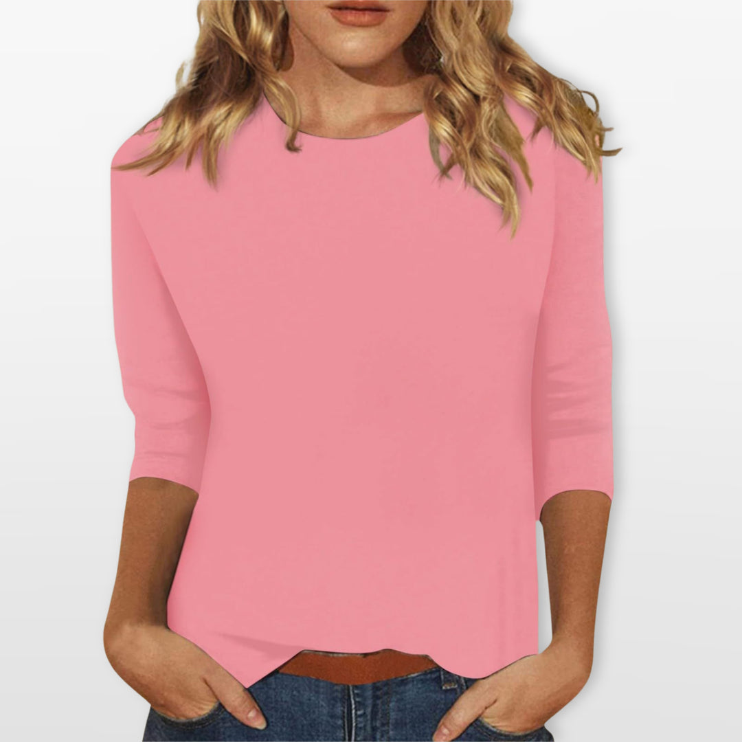Haut Minimaliste Manches Longues Femme