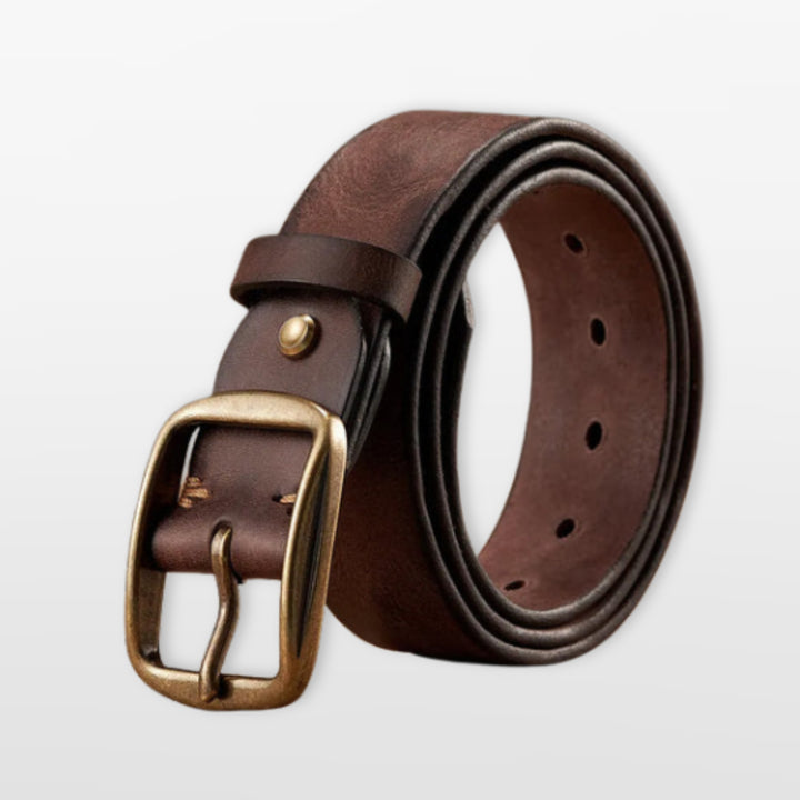 Ceinture Vintage Boucle Carrée Homme
