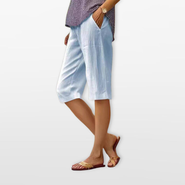 Short Long Ample Avec Poches Femme