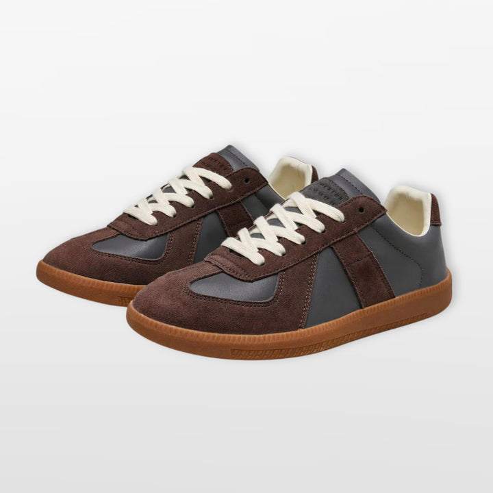 Baskets À Lacets Style Urbain Semelle Caoutchouc Homme