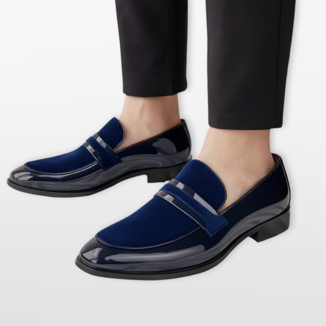 Mocassins Vernis Élégants Homme