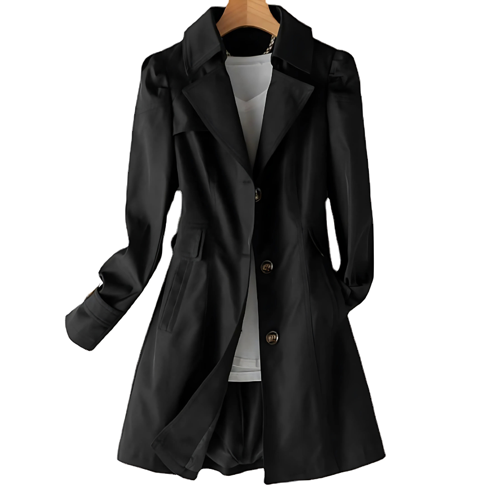 Manteau Mi-Long Ajusté Femme