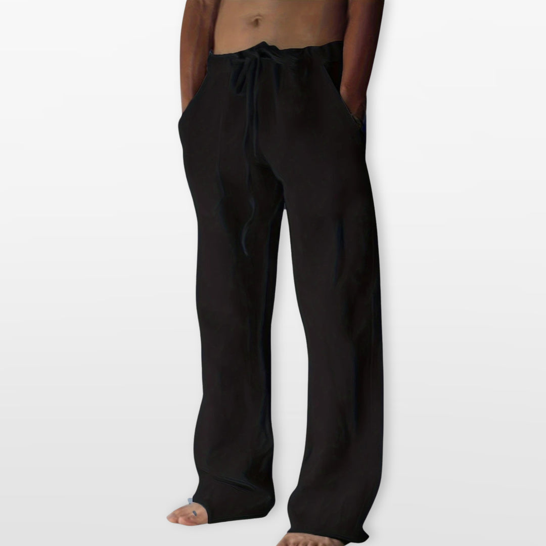 Pantalon Large Décontracté Cordon Homme