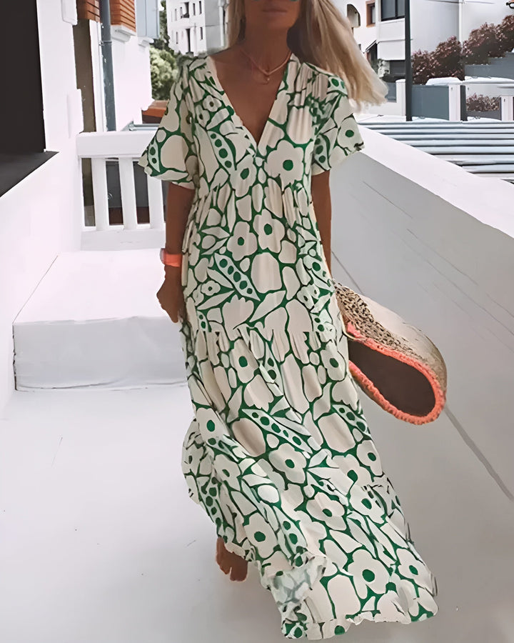 Robe Maxi Fleurie Bohème Femme