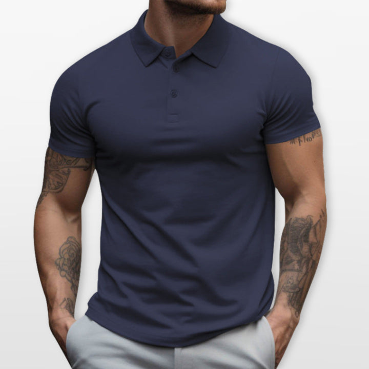Polo Ajusté Manches Courtes Homme