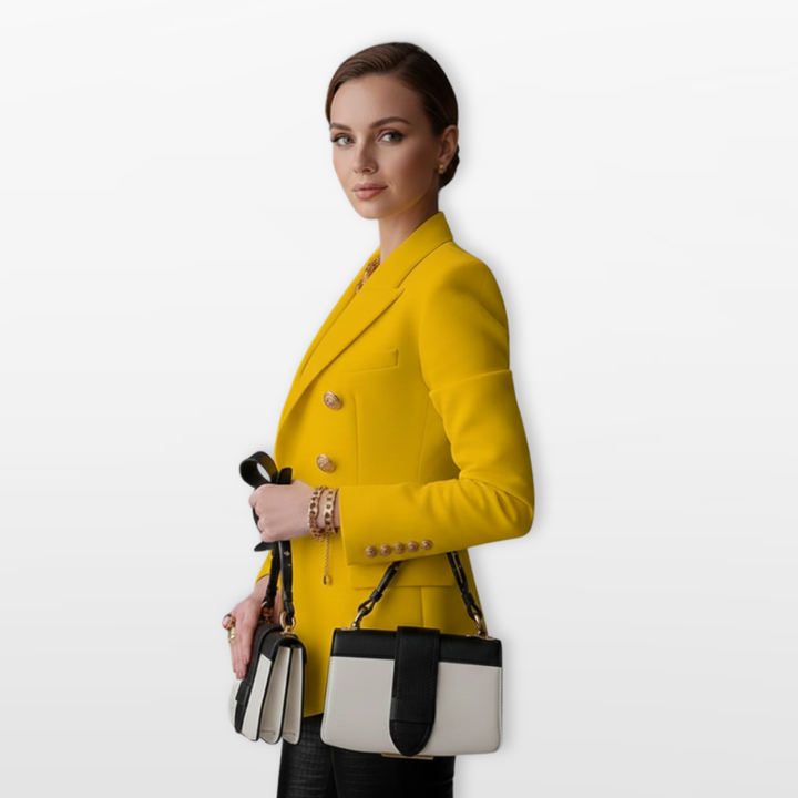 Blazer Femme Croisé Élégant Structuré