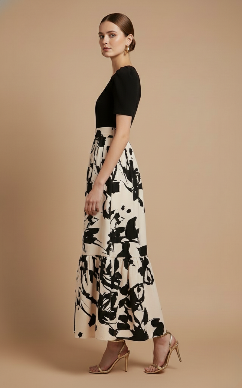 Robe Longue Florale Femme