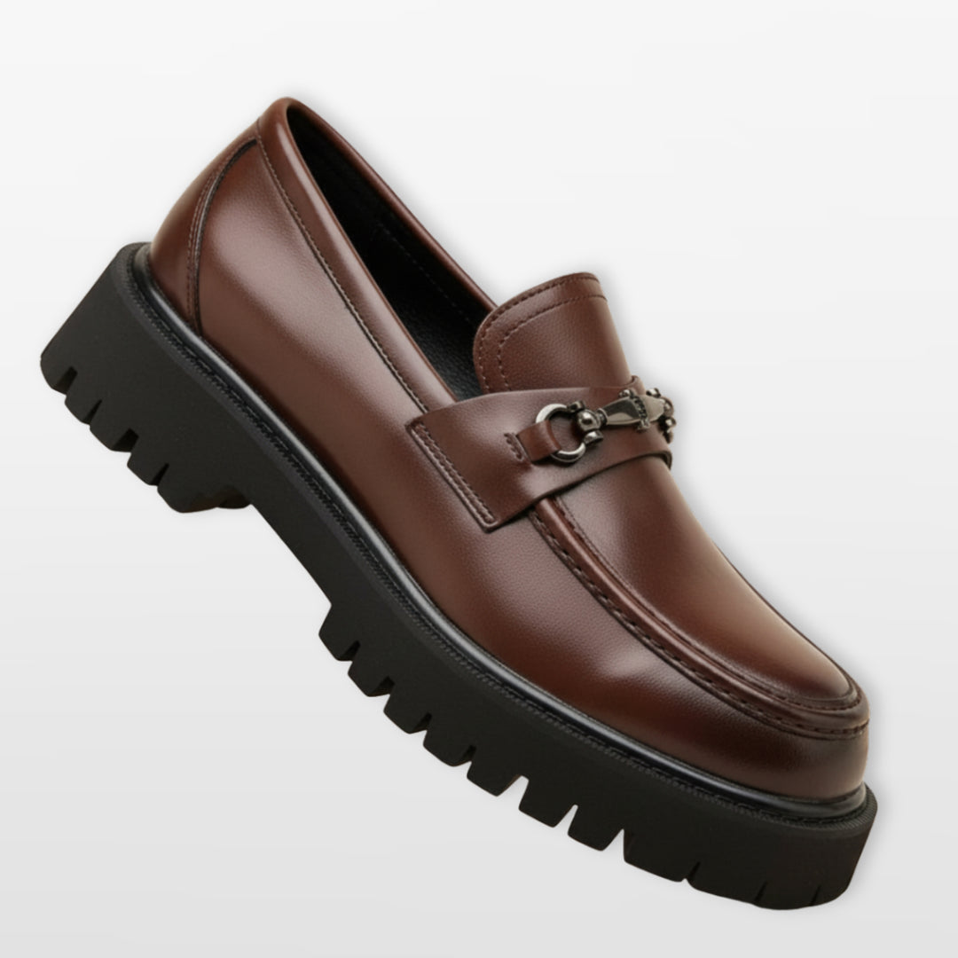 Mocassins Épais Élégants Sans Lacets Homme