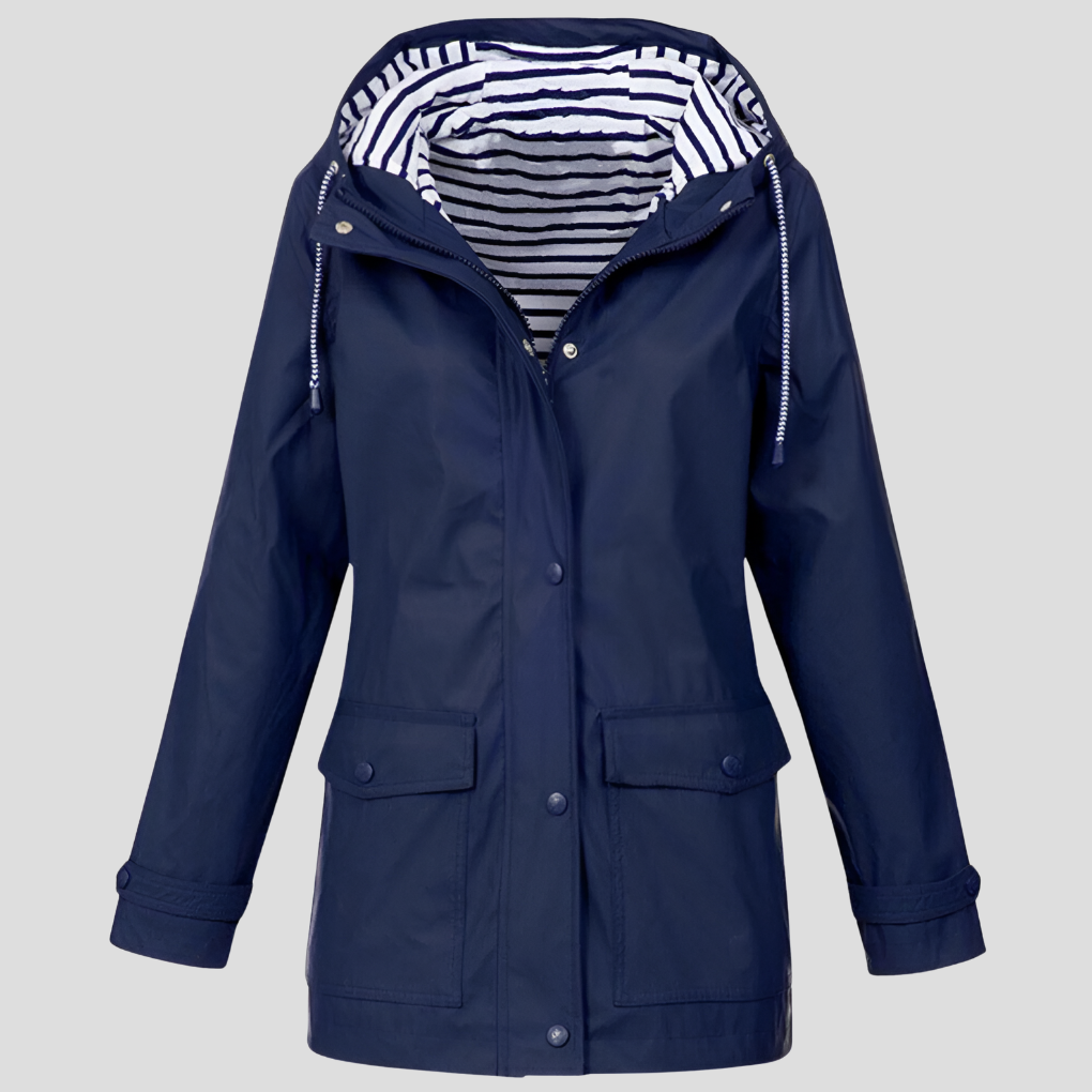Veste de Pluie à Capuche Femme