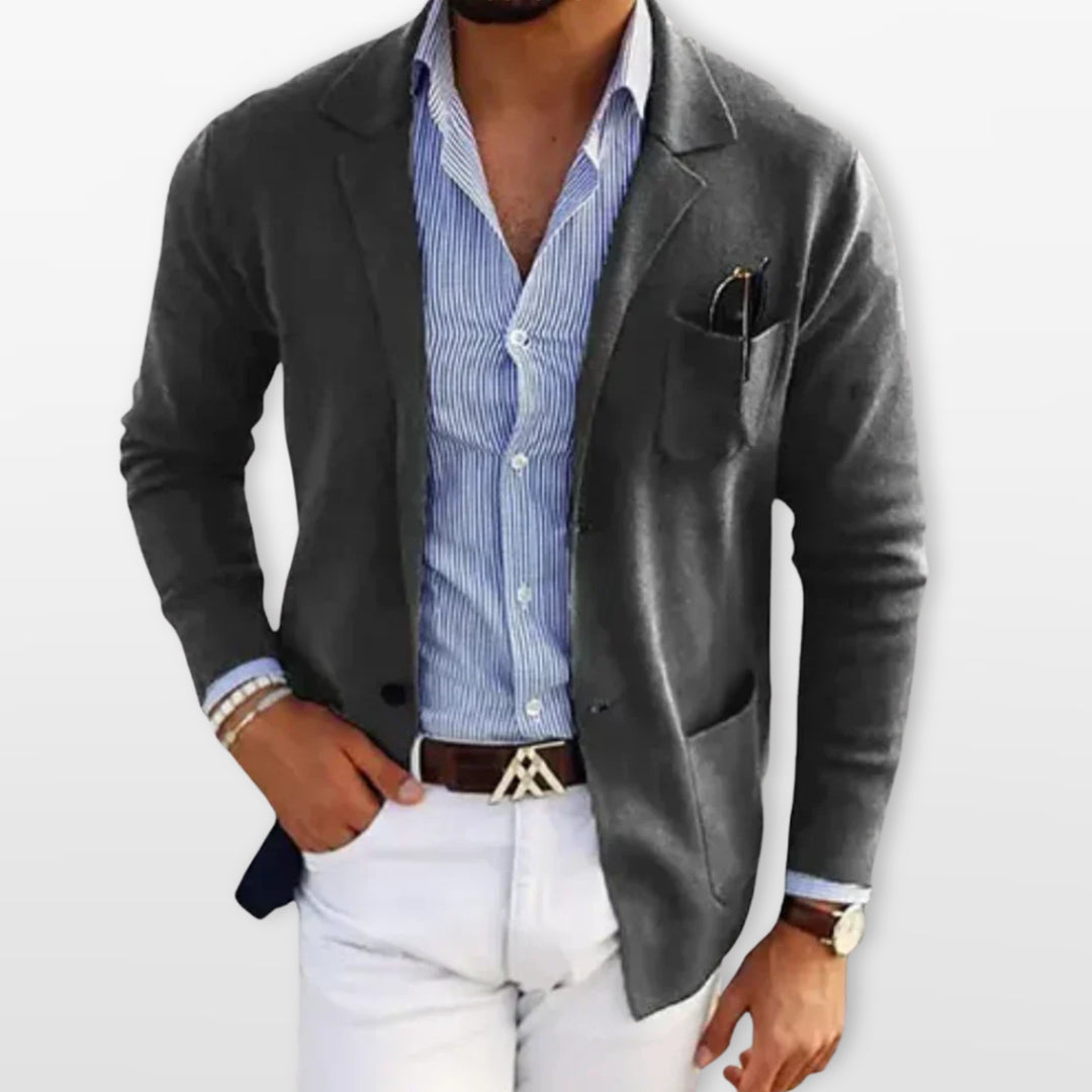 Blazer Décontracté Coupe Relaxed Homme