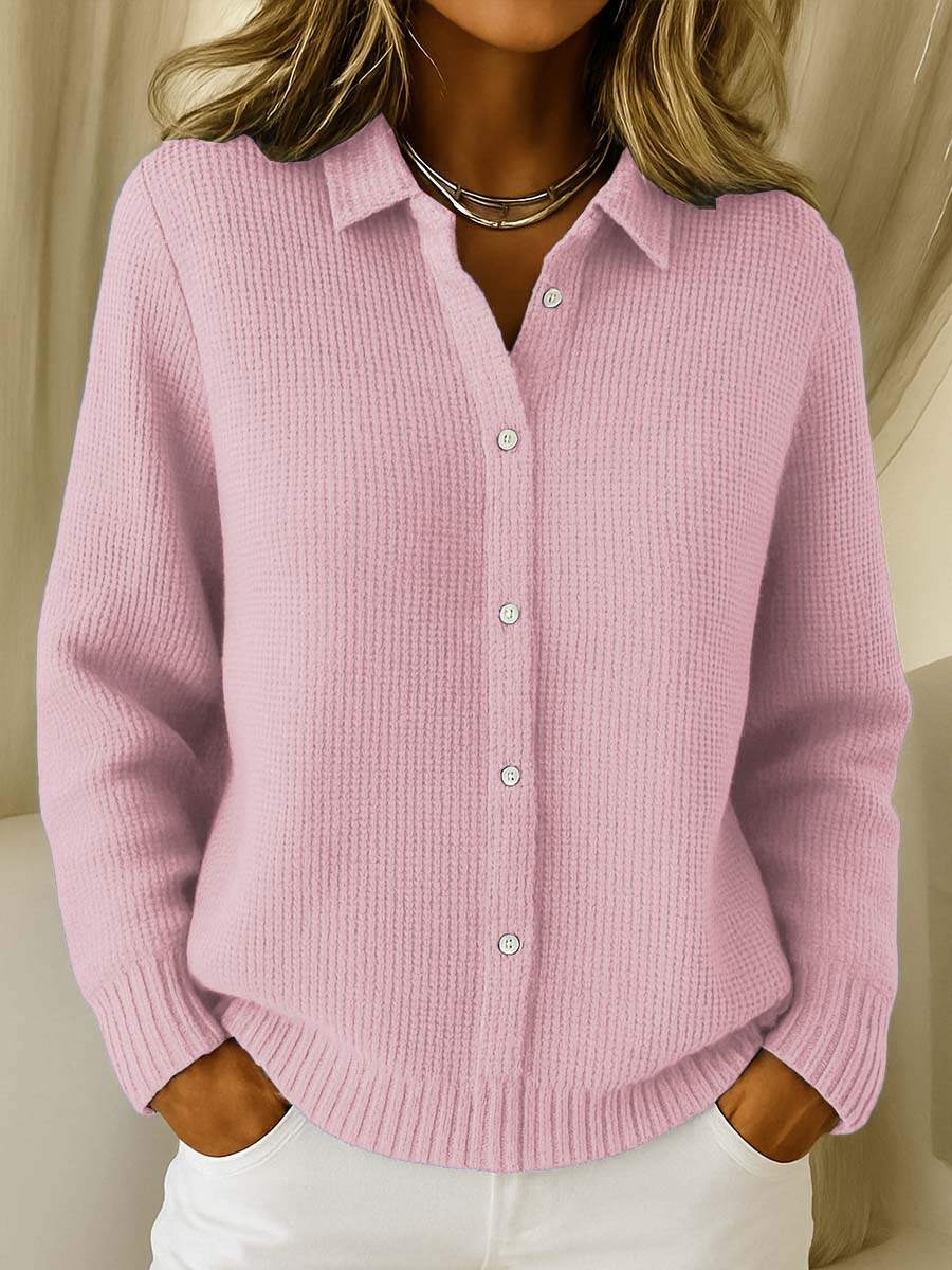 Cardigan En Maille Boutonné Femme
