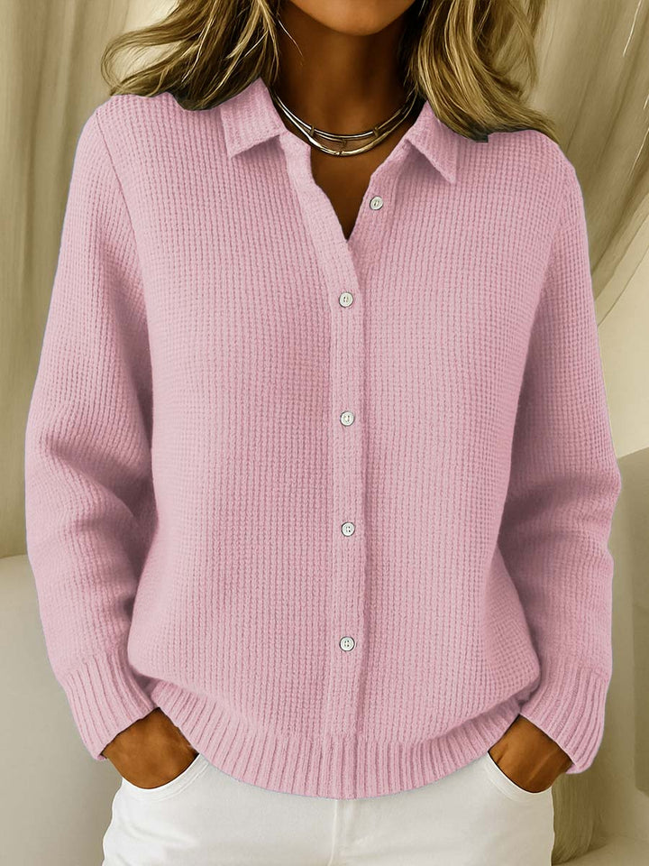 Cardigan En Maille Boutonné Femme