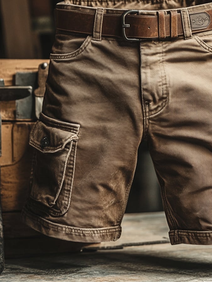Short Cargo Multi Poches Homme