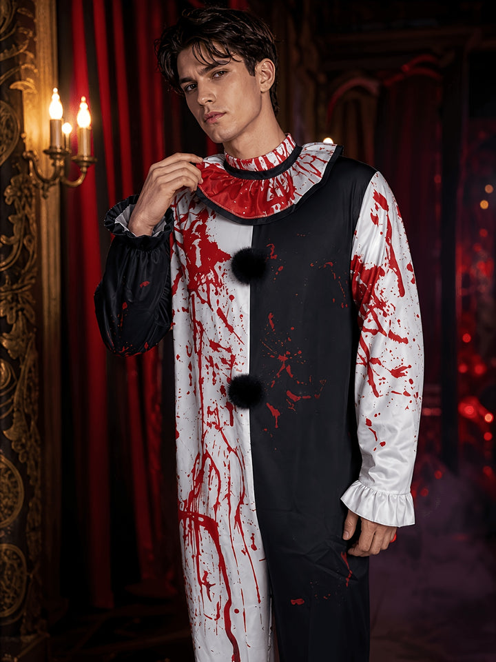 Costume De Clown Sanglant Halloween Homme