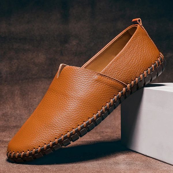 Mocassins Souples Sans Lacets Homme
