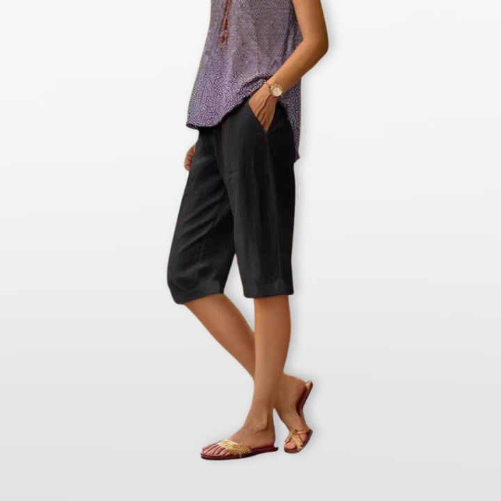 Short Long Ample Avec Poches Femme