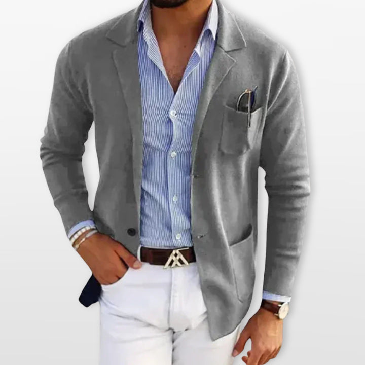 Blazer Décontracté Coupe Relaxed Homme