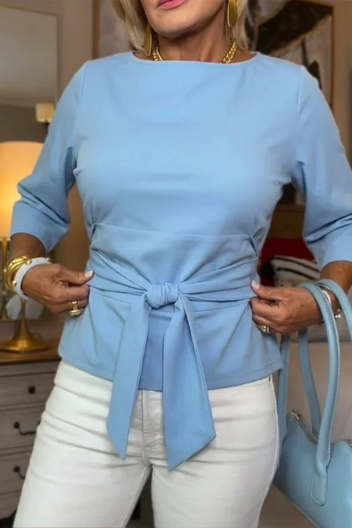 Top Noué à La Taille Femme