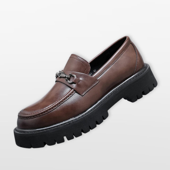 Mocassins Épais Élégants Sans Lacets Homme