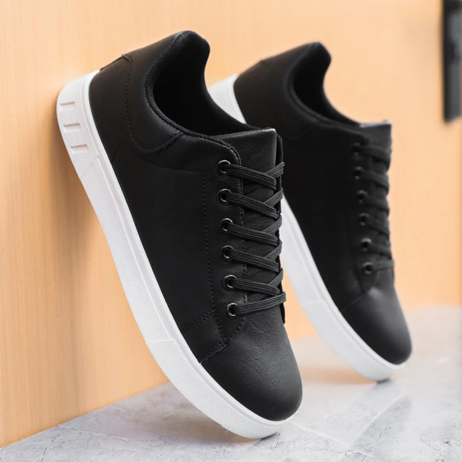 Baskets En Cuir Classiques Homme